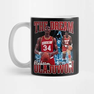 Hakeem Olajuwon The Dream Basketball Legend Signature 80S 90S Bootleg Rap Mug